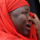 One of the mothers of the missing schoolgirls wipes her tears as she cries during a rally.
PIUS UTOMI EKPEI/AFP/Getty Images